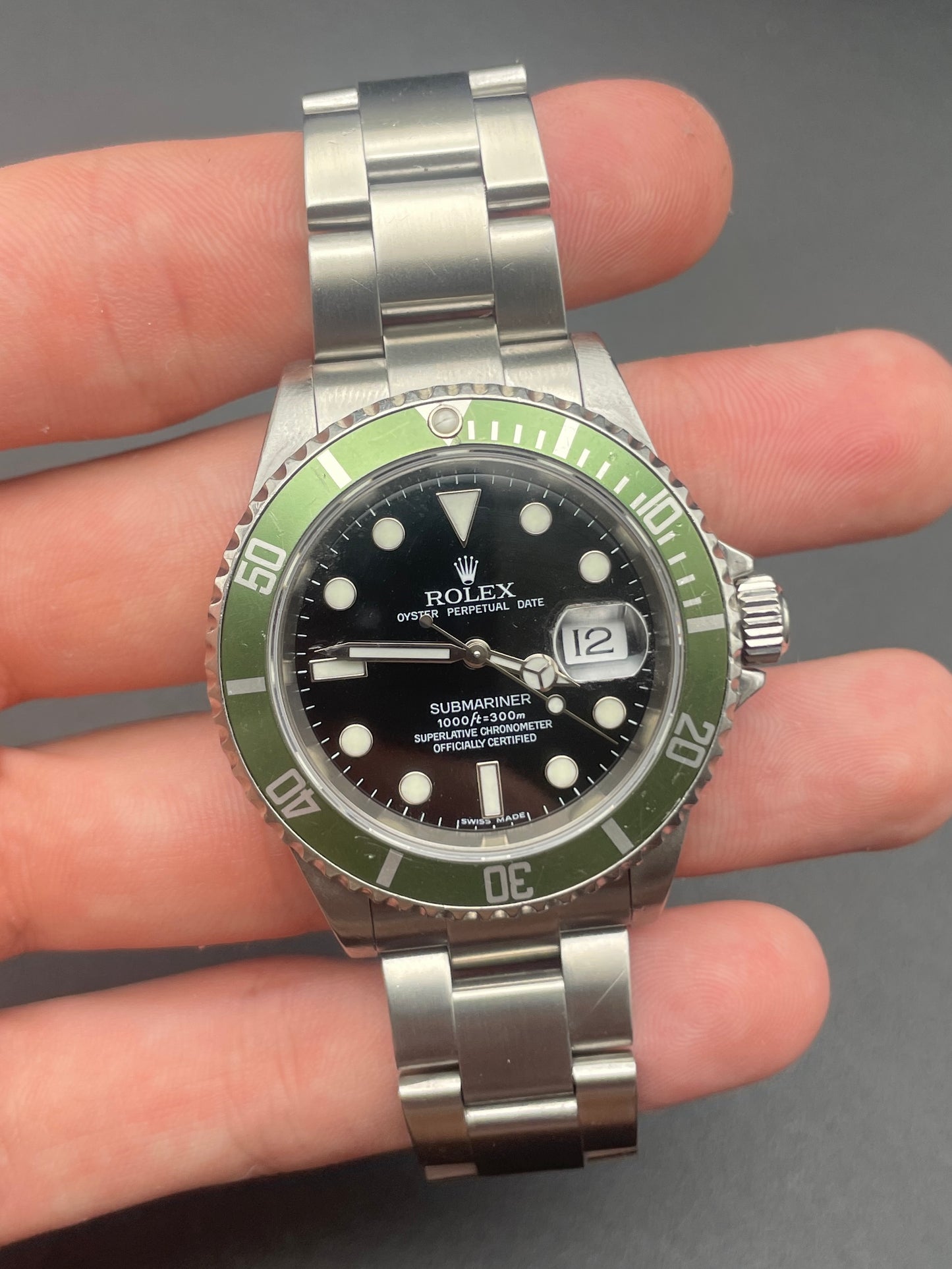 Rolex Submariner Kermit 16610LV