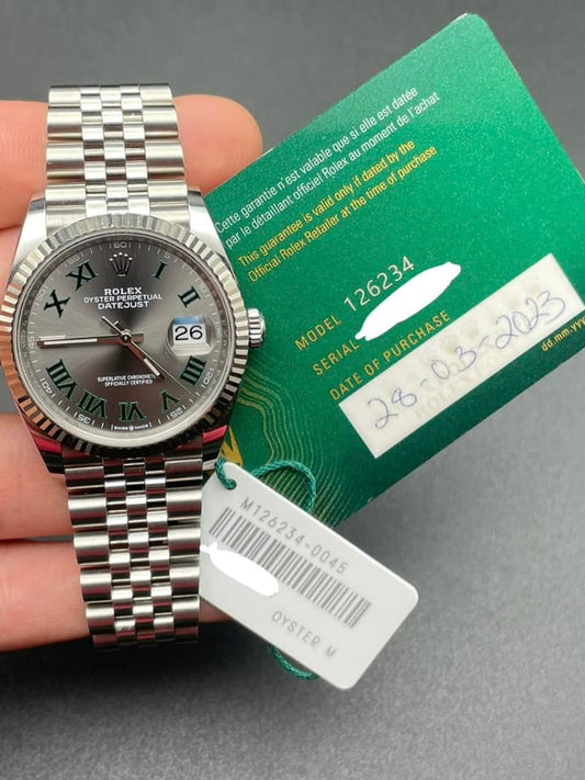 Rolex DateJust 126334 Wimbledon