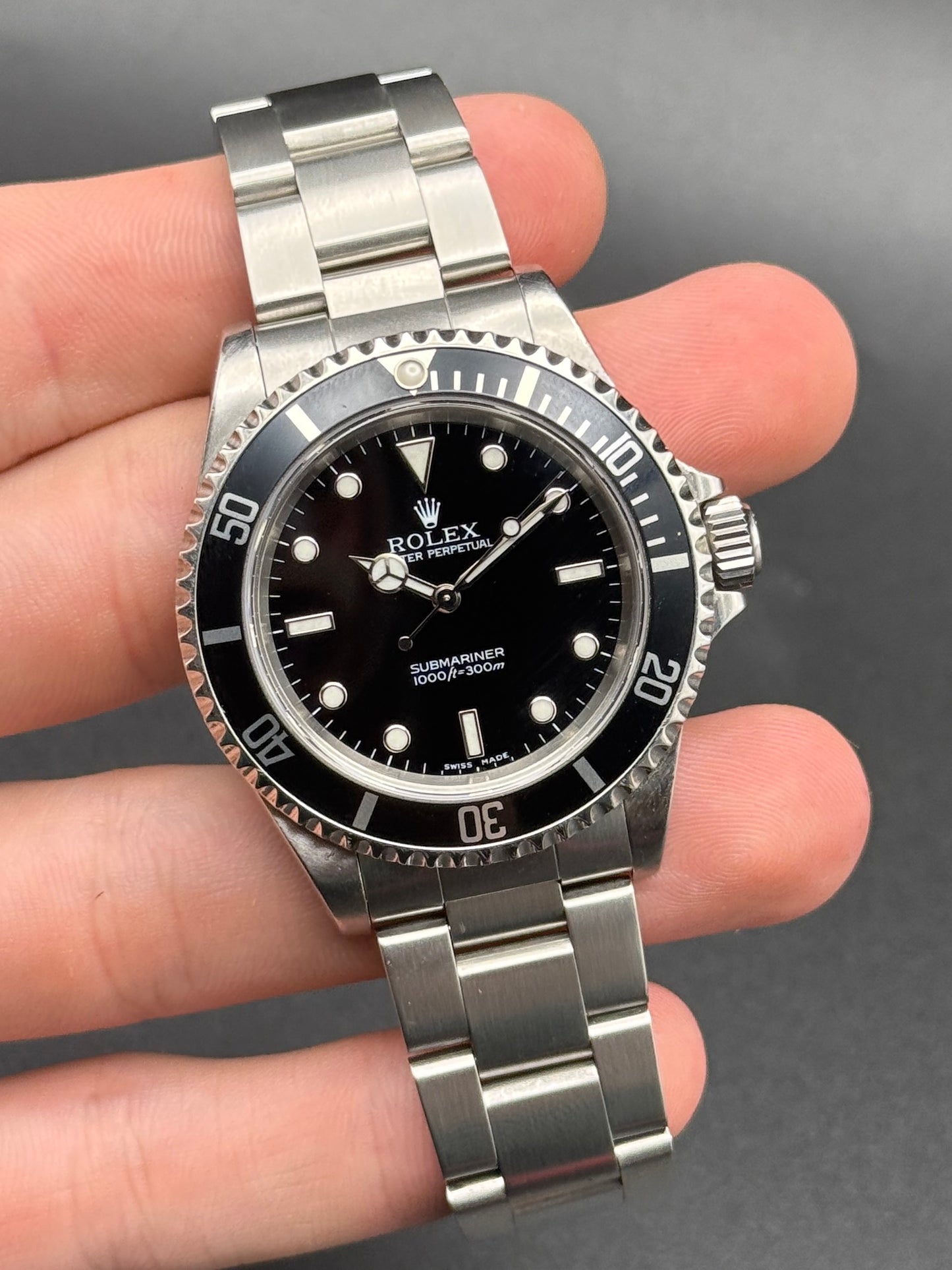 Rolex Submariner No Date 14060M Y Serial Full Set