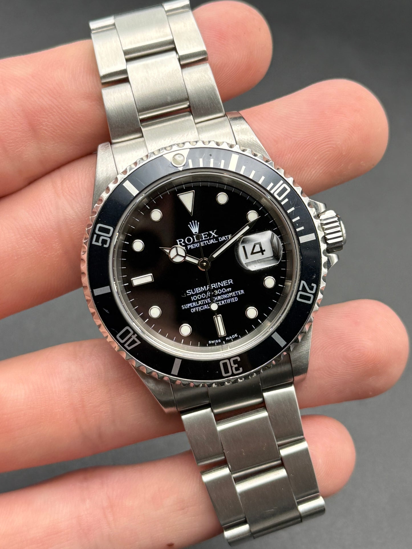 Rolex Submariner Date 16610T Watch Only