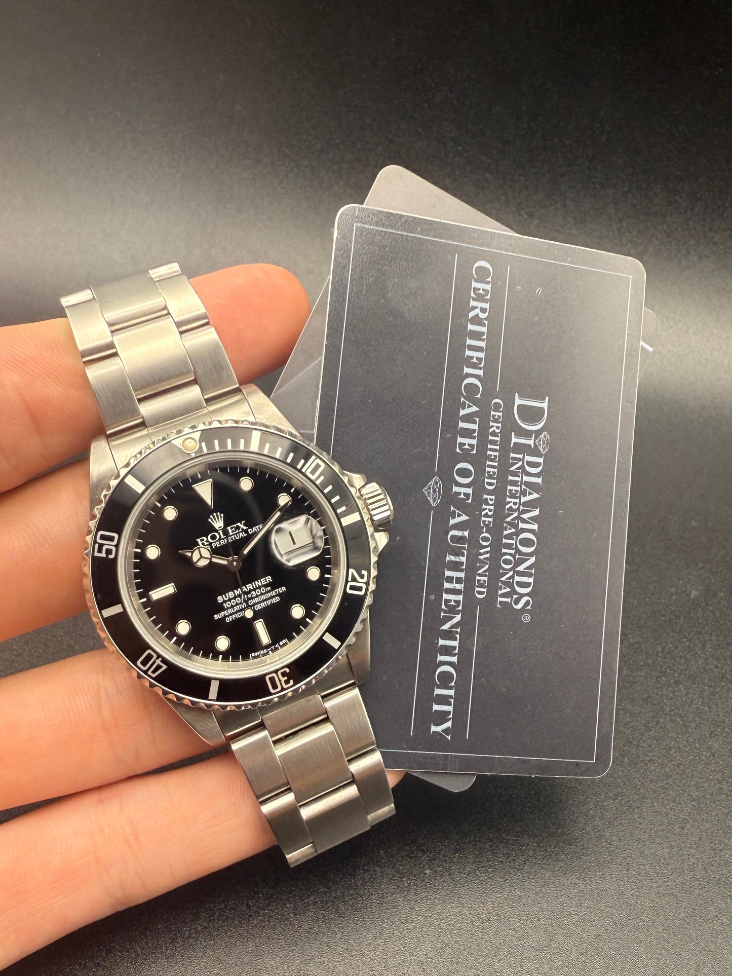 Rolex Submariner Date 16610 W Serial Watch Only