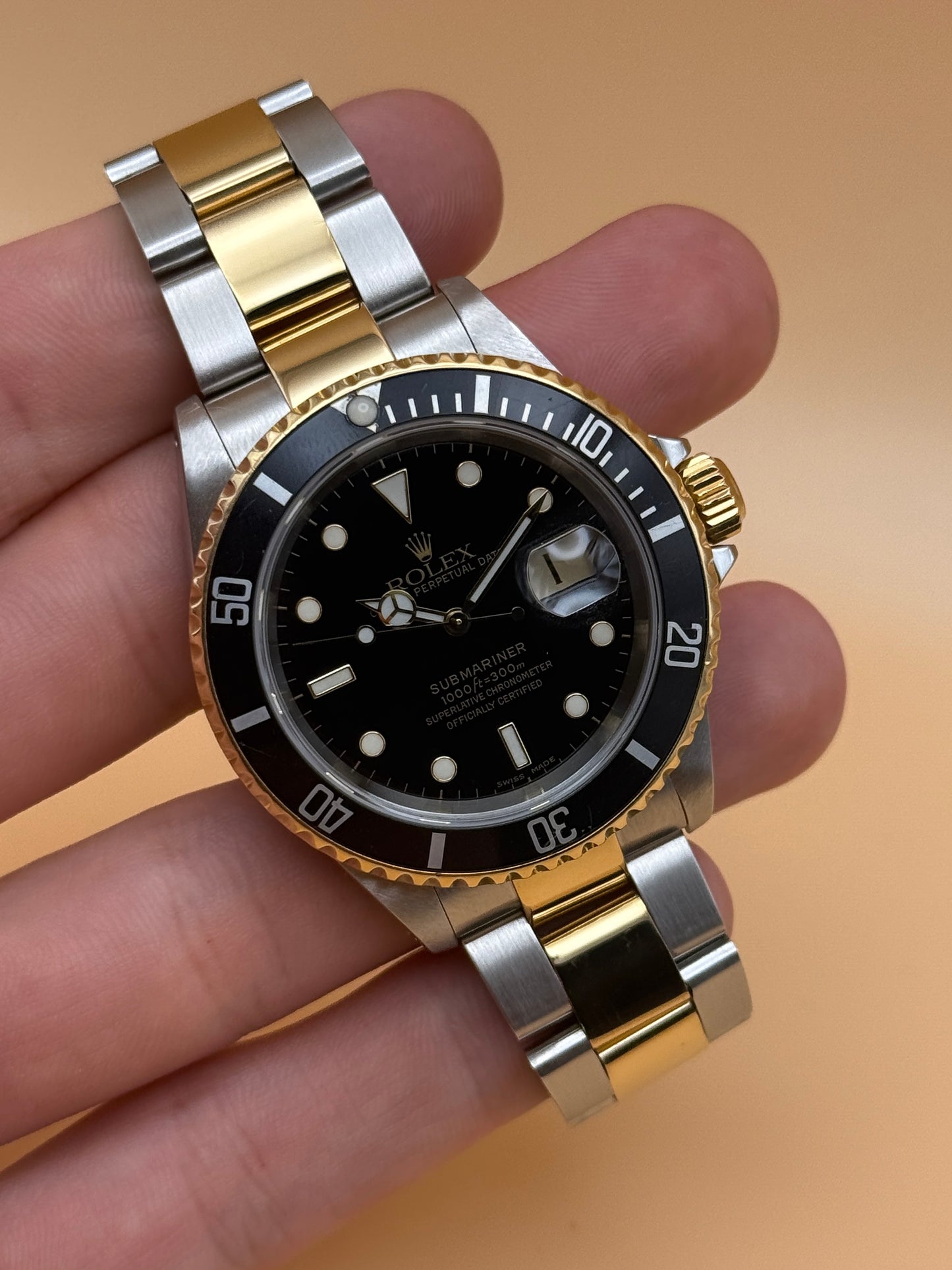 Rolex Submariner Date 16613 Y Serial Watch Only