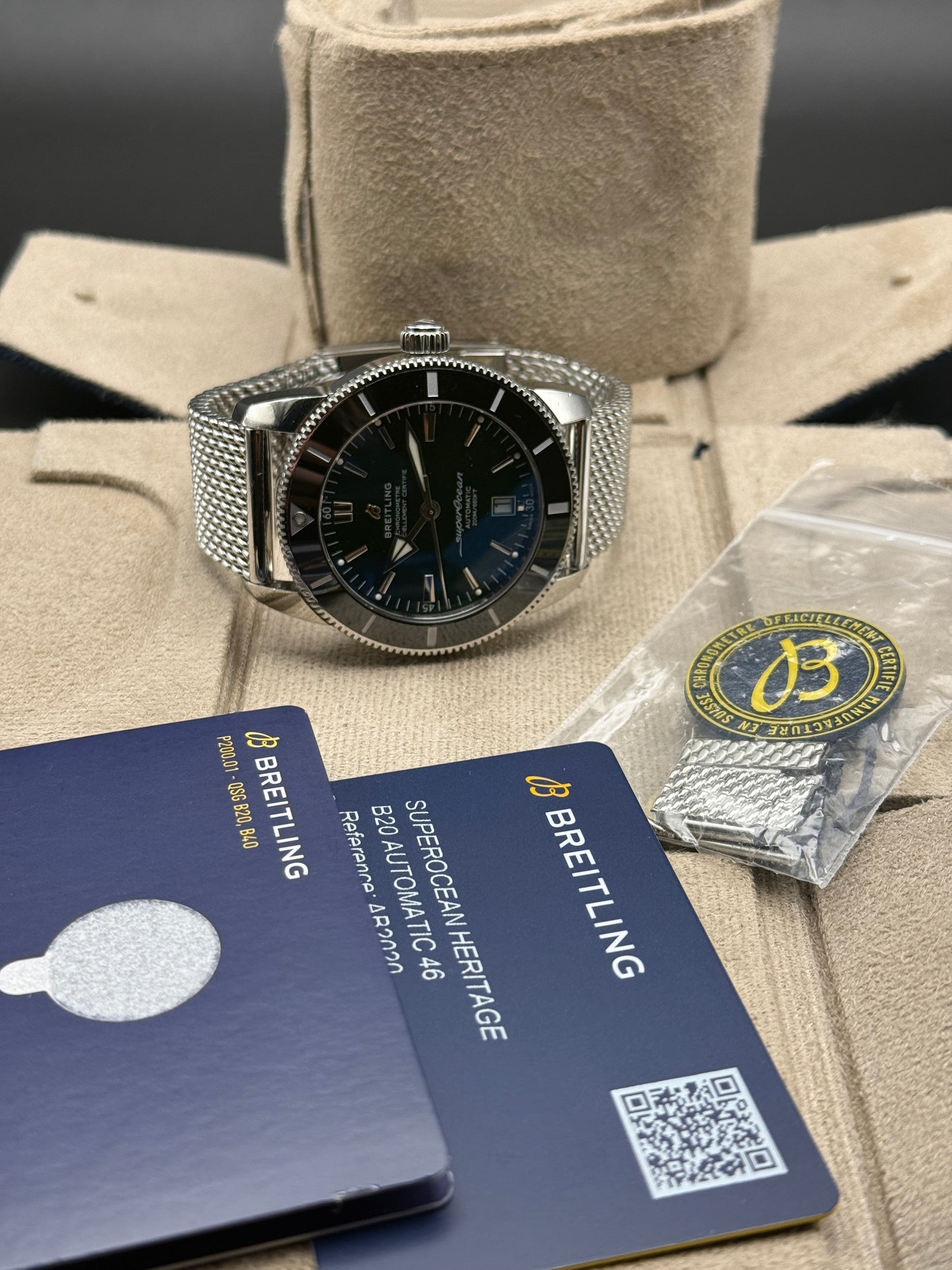 Breitling Superocean Heritage 46 Green AB2020 Full Set 2023