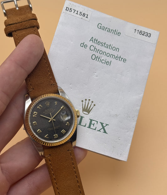 Rolex DateJust 116233 D Serial Papers